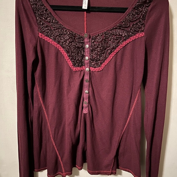 Free People Diego Henley Top - Picture 2 of 7
